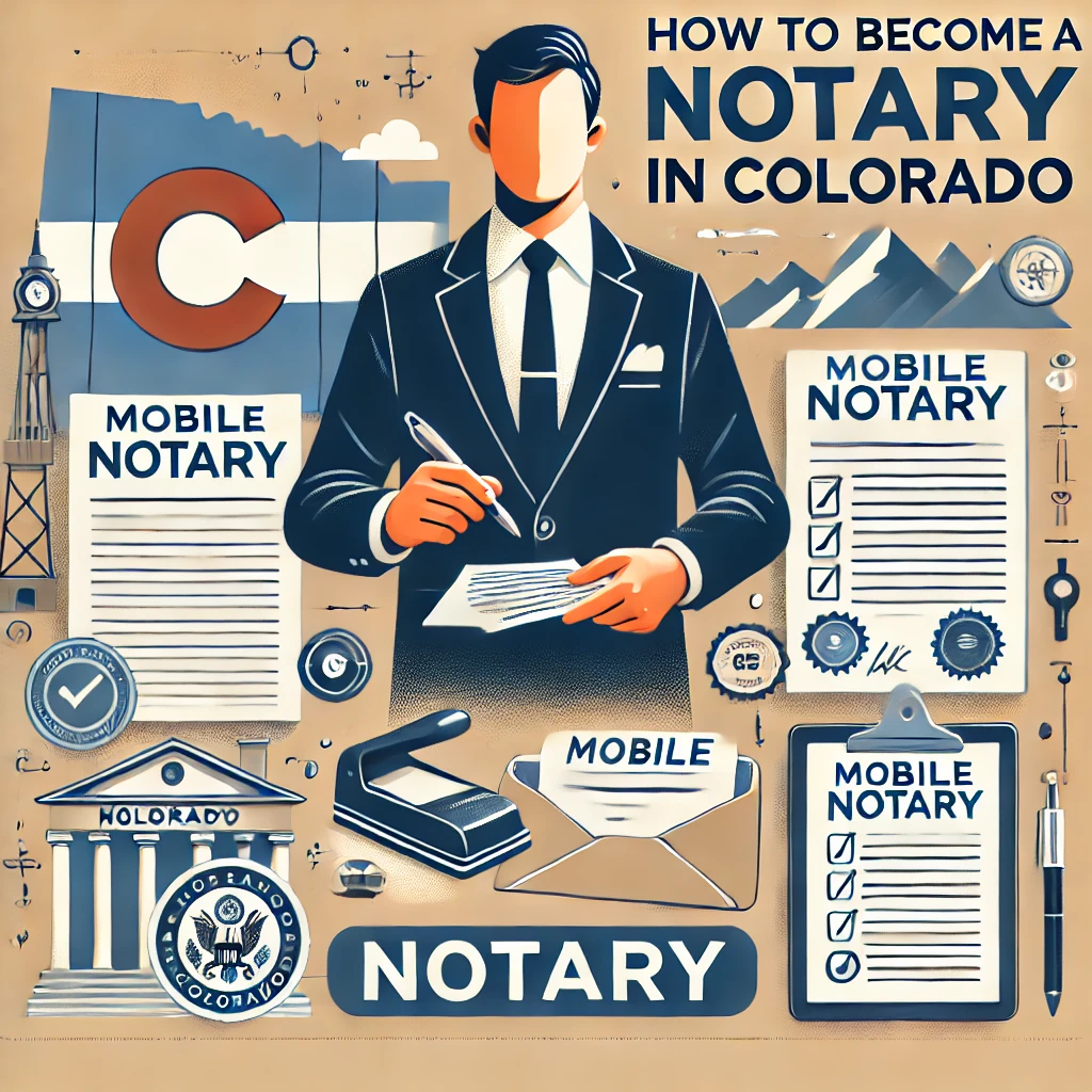 How to Become a Mobile Notary in Colorado