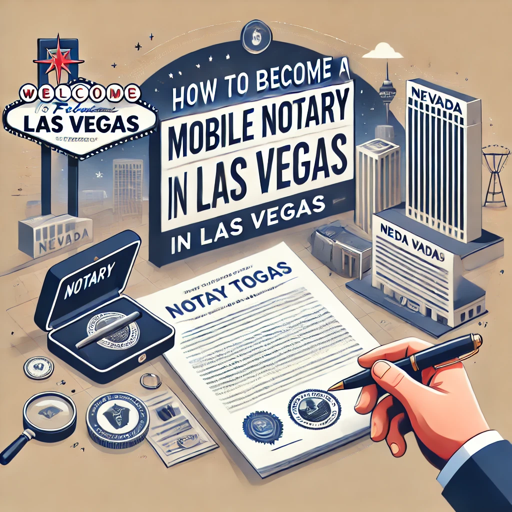 How to Become a Mobile Notary in Las Vegas