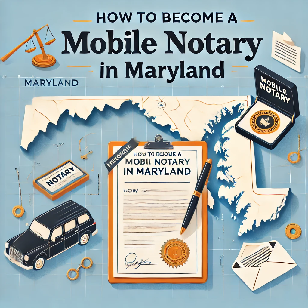 How to Become a Mobile Notary in Maryland