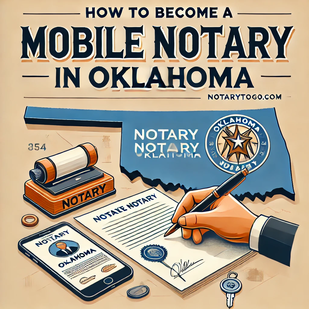 How to Become a Mobile Notary in Oklahoma