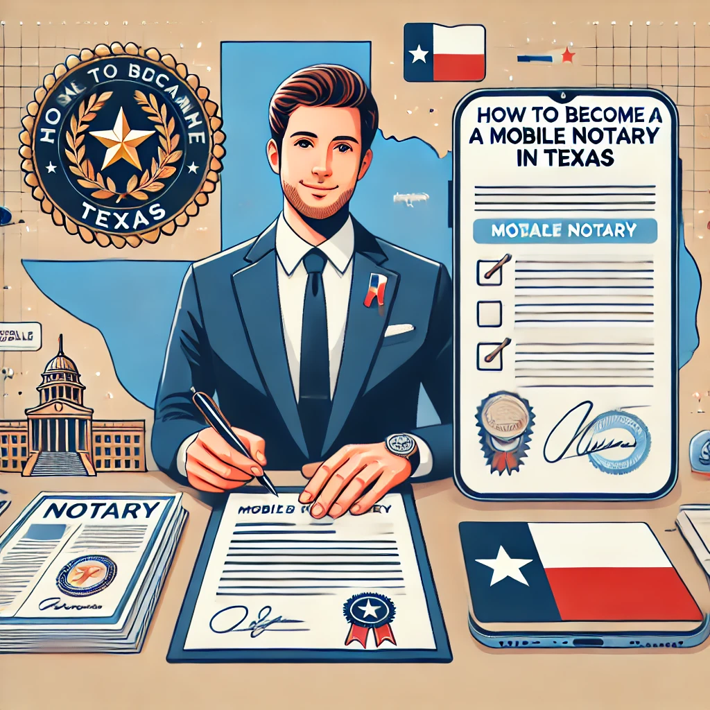 How to Become a Mobile Notary in Texas